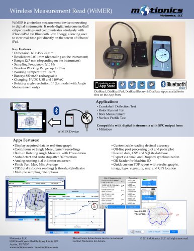 WiMER Series 1 for Mitutoyo SPC Instruments