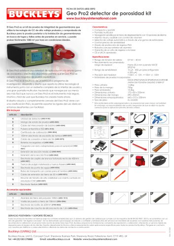 Datasheet: Geo Pro2 Geomembrane testing kit