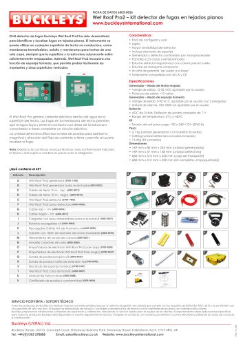 Datasheet: Wet Roof Pro2