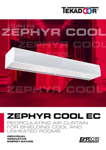 ZEPHYR COOL EC - RECIRCULATING AIR CURTAIN