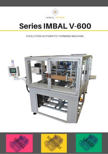 AUTOMATIC CASE ERECTORS MACHINES FORMING BOXES AND TRAY - IMBAL V-600