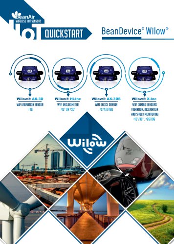 BeanDevice&reg; Wilow&reg; - Wifi sensor for Industrial Internet of Things - QuickStart