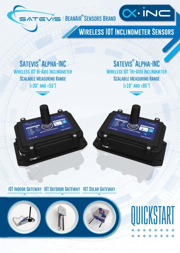 Quickstart Satevis Alpha Inc 10T - Lorawan Trix-Axis Inclinometer