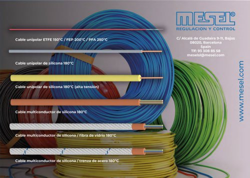 CAT&Aacute;LOGO CABLES ESPECIALES Y PARA ALTA TEMPERATURA