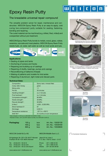 Epoxy Resin Putty