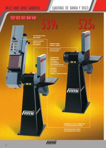 534B Grinding-polishing line Belt/disk sanders 