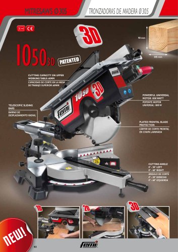 Wood mitre saws - 1050 3D