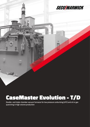 CaseMaster Evolution D/T Double Chamber Vacuum Oil Quench Furnaces