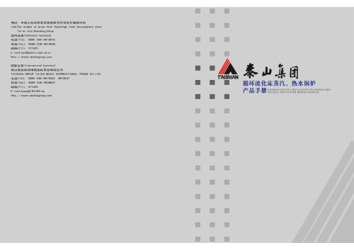 Taishan Group Circulating Fluidized Bed (CFB) Boiler