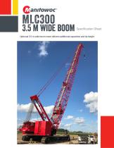 MLC300 3.5 m wide boom