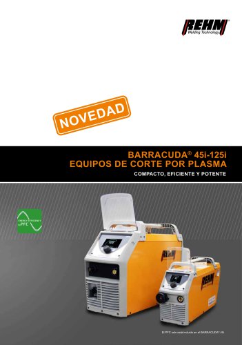 BARRACUDA® 45i-125i EQUIPOS DE CORTE POR PLASMA