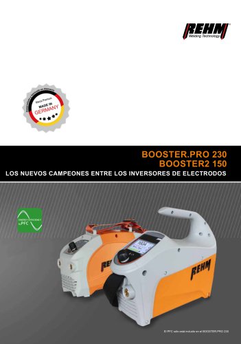 BOOSTER2 150 y BOOSTER.PRO 230 - LOS NUEVOS CAMPEONES ENTRE LOS INVERSORES DE ELECTRODOS