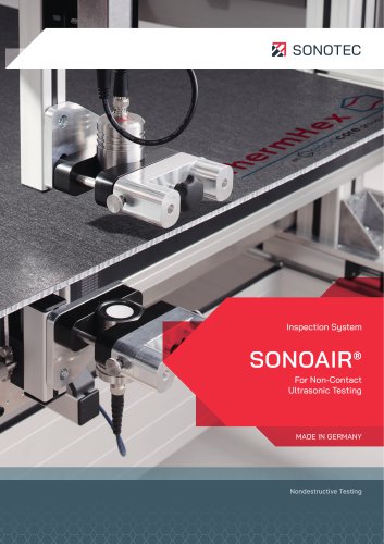 SONOAIR® - Inspection System For Non-Contact Ultrasonic Testing