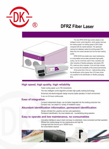 DFRZ Fiber Laser