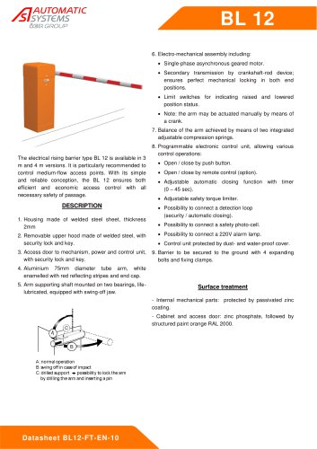 BL 12 - Toll Barrier