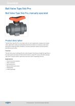 Ball Valve Type 546 Pro