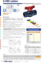 ESLON COMPACT BALL VALVE