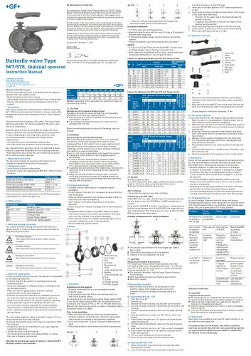 Pressure retaining valve type 586 PVC-U  Unions with solvent cement sockets ASTM  Without manometer