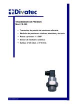 TRANSMISOR DE PRESION   Mod. FR-300-1