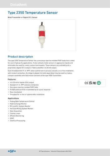 Type 2350 Temperature Sensor