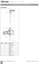 Vâlvula de mariposa versiôn quimica eléctrica [d63 - d225]-10