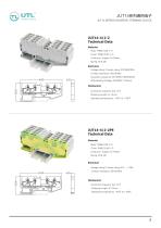 JUT14 Direct Push-in DIN rain terminal blocks series - 2