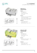 JUT14 Direct Push-in DIN rain terminal blocks series - 3