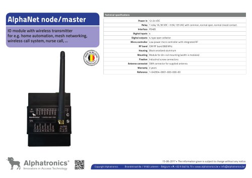 AlphaNet node/master