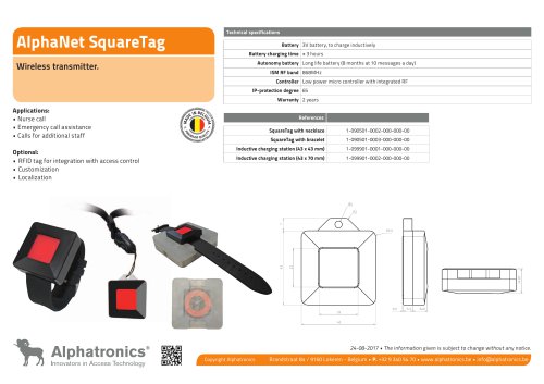 AlphaNet SquareTag