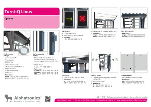 Turnstile Linus options