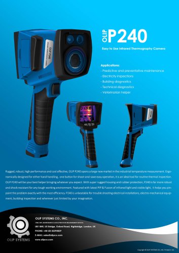 OLIP P240 Portable Thermography Camera