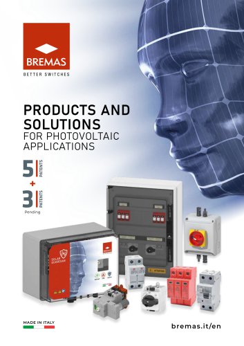 PRODUCTS AND SOLUTIONS FOR PHOTOVOLTAIC APPLICATIONS