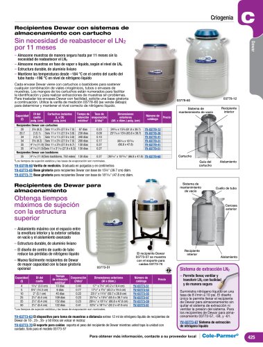 Worthington 4LDB Liquid Nitrogen Storage Dewar; 4 L, 10 Day Static Hold