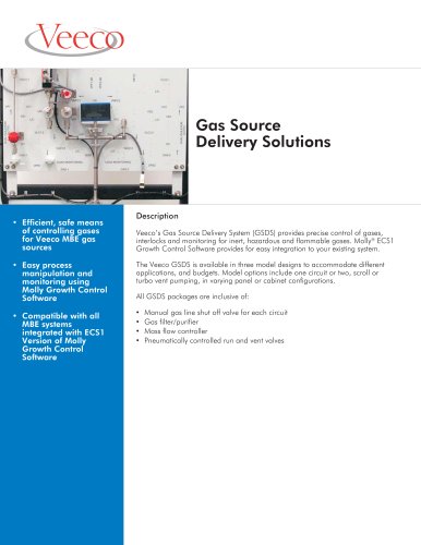 Gas Source Delivery System