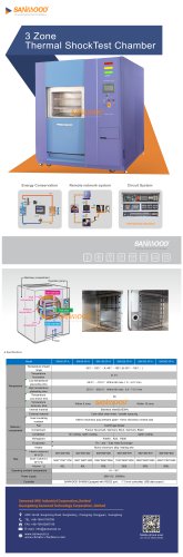 3 Zone Thermal Shock Test Chamber