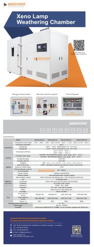 AGING TEST CHAMBER / AUTOMATIC / WITH XENON ARC LAMP / FOR MATERIALS TESTING MACHINES