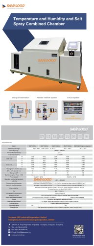 Compound salt spray test chamber