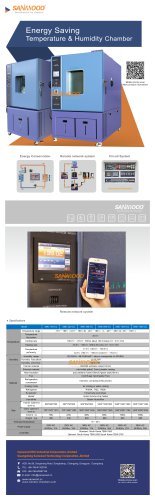 HUMIDITY AND TEMPERATURE TEST CHAMBER / ENVIRONMENTAL / WITH TEMPERATURE AND CLIMATIC CONTROL / AUTOMATIC