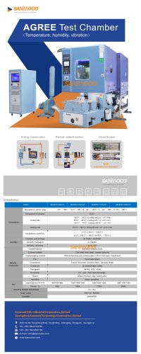 Humidity and temperature test chamber SM-MVH-500-CC