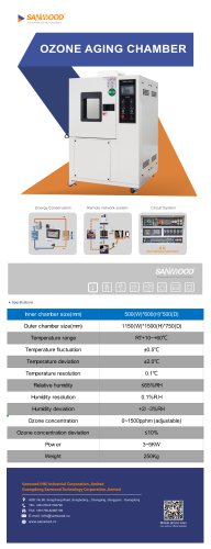 Ozone Aging Test Chamber