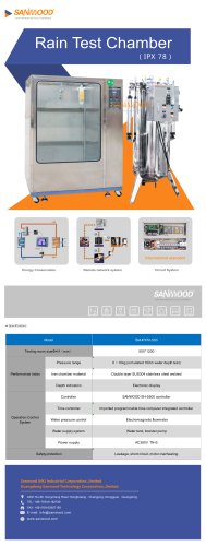 Rain chamber IPX78