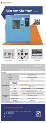 Rain Test Chamber