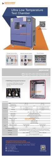 Ultra Low Temperature Climatic Test Chamber