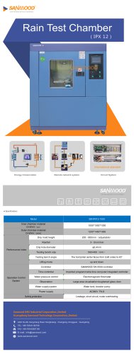 Water Spraying Test Chamber IPX12