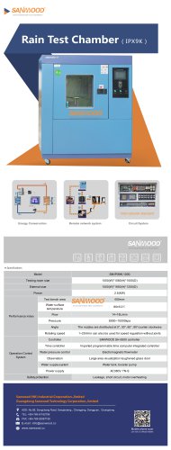 Water Spraying Test Chamber IPX9