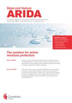 Desiccant feature ARIDA