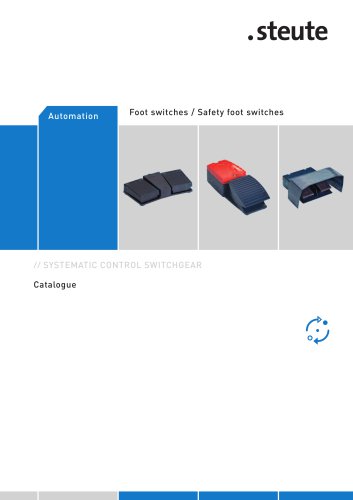 Foot switches / Safety foot switches