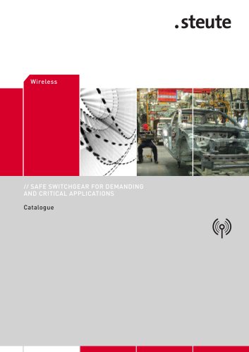 Switchgear with radio tehnology