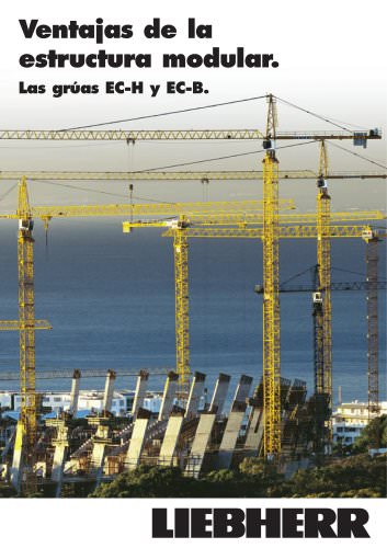 Ventajas de la estructura modular. Las grúas EC-H y EC-B.