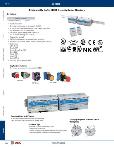 Complete Intrinsically Safe Barriers Catalog